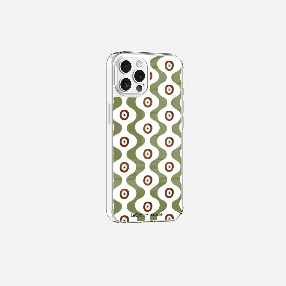 Coque Sans Anneaux Imprimee Vagues Vert