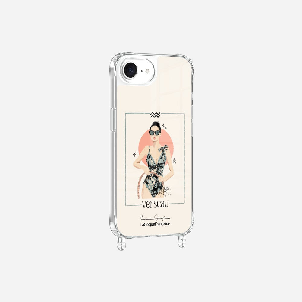 Coque LUDIVINE JOSEPHINE X LCF Anneaux Imprimee Verseau