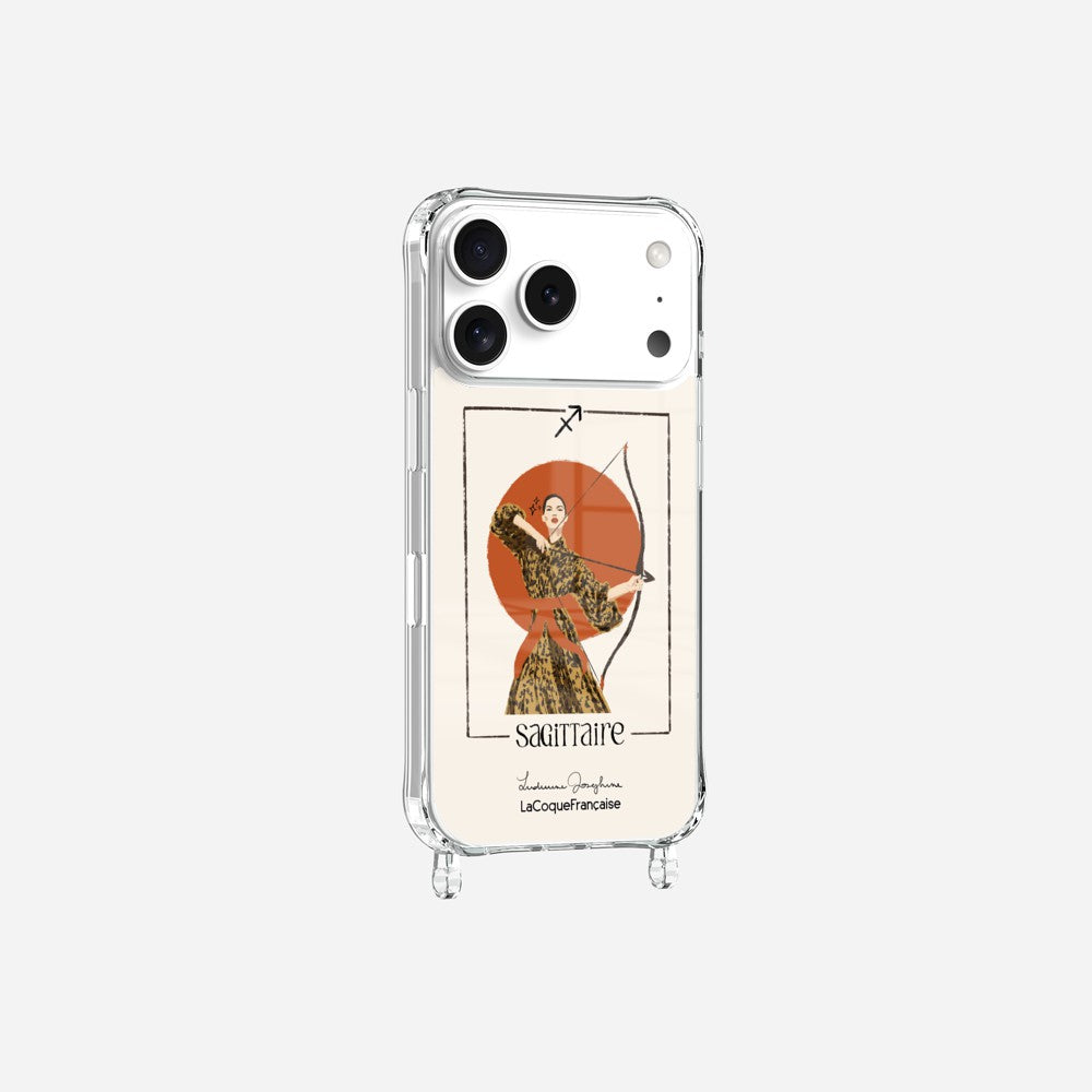 Coque LUDIVINE JOSEPHINE X LCF Anneaux Imprimee Sagittaire