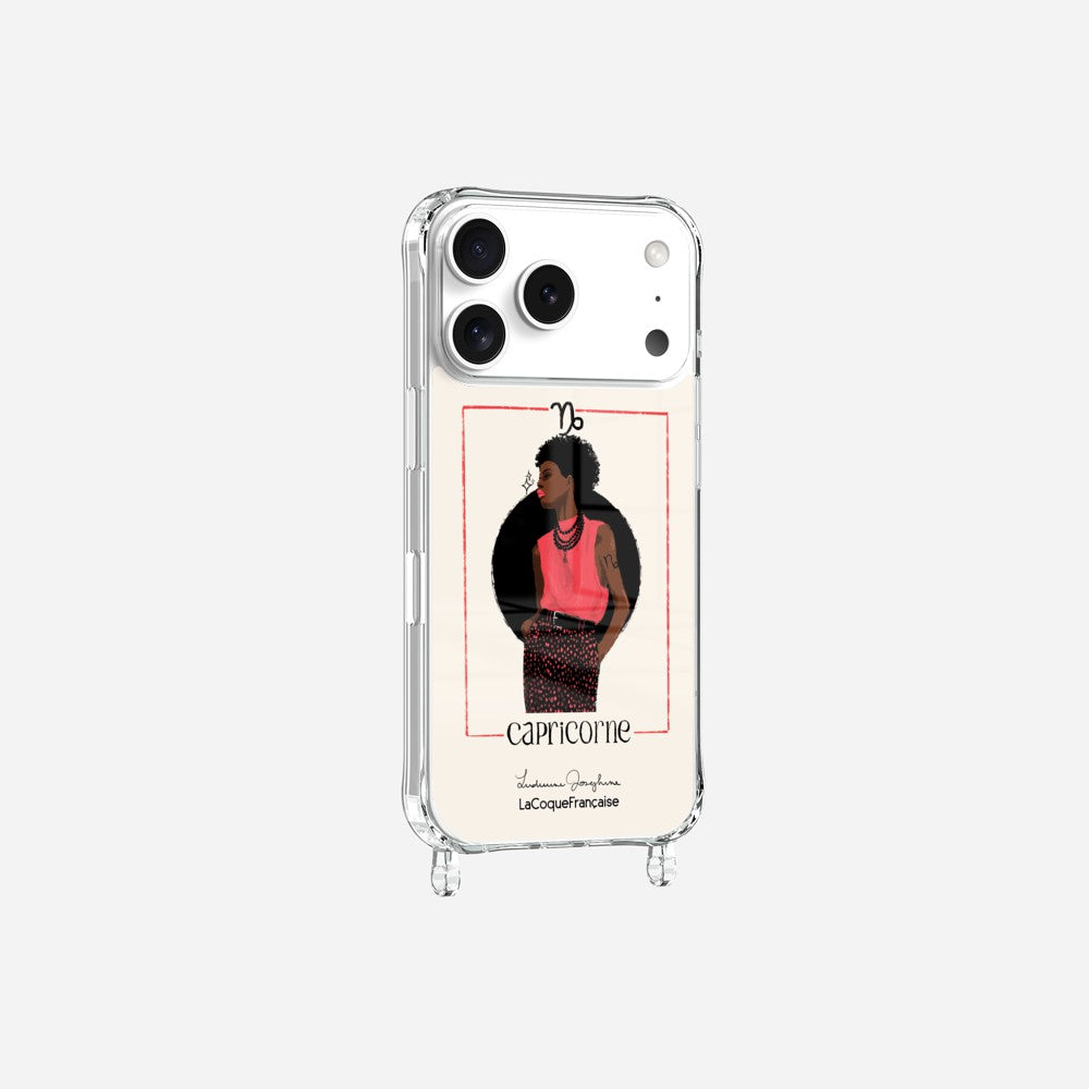 Coque LUDIVINE JOSEPHINE X LCF Anneaux Imprimee Capricorne