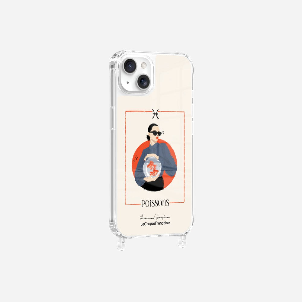 Coque LUDIVINE JOSEPHINE X LCF Anneaux Imprimee Poisson