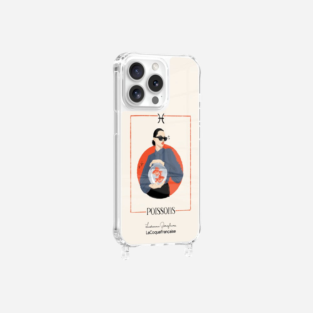 Coque LUDIVINE JOSEPHINE X LCF Anneaux Imprimee Poisson