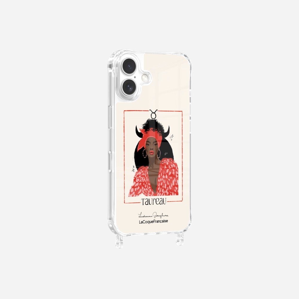 Coque LUDIVINE JOSEPHINE X LCF Anneaux Imprimee Taureau