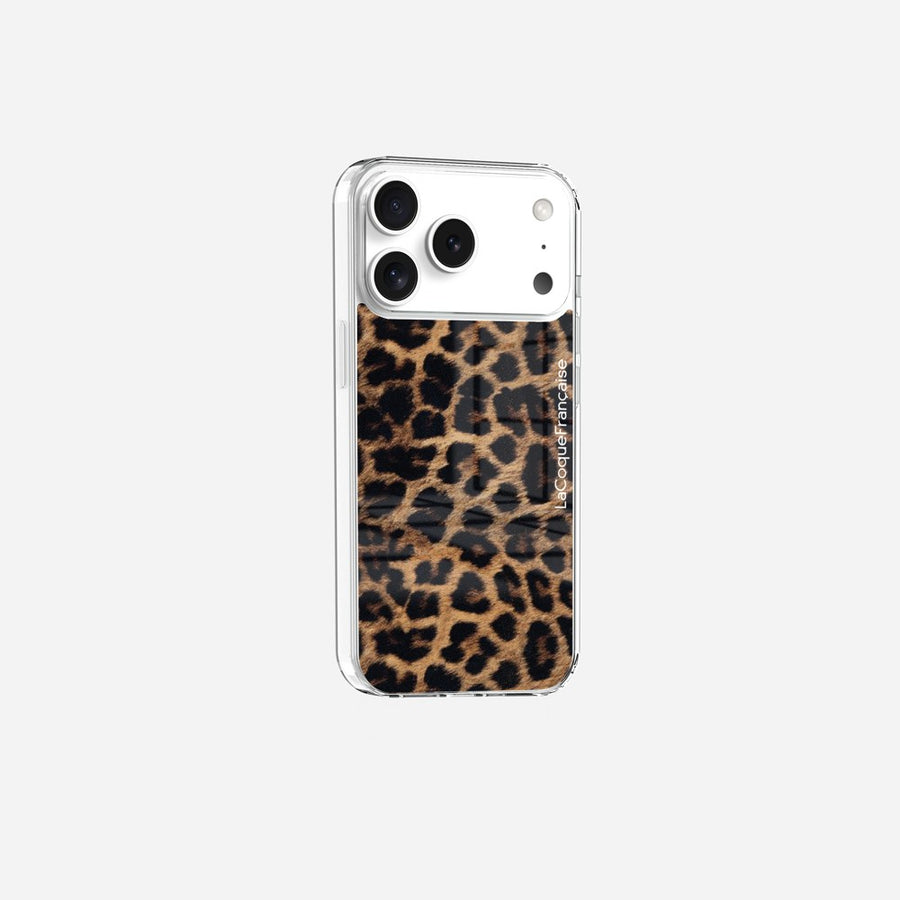 Coque Sans Anneaux Imprimee Leopard Noir Et Brun - 4