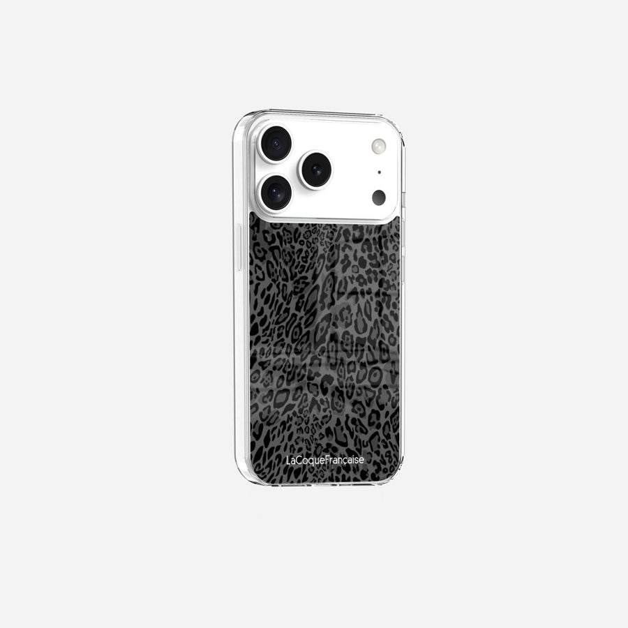 Coque Sans Anneaux Imprimee Leopard Gris - 4