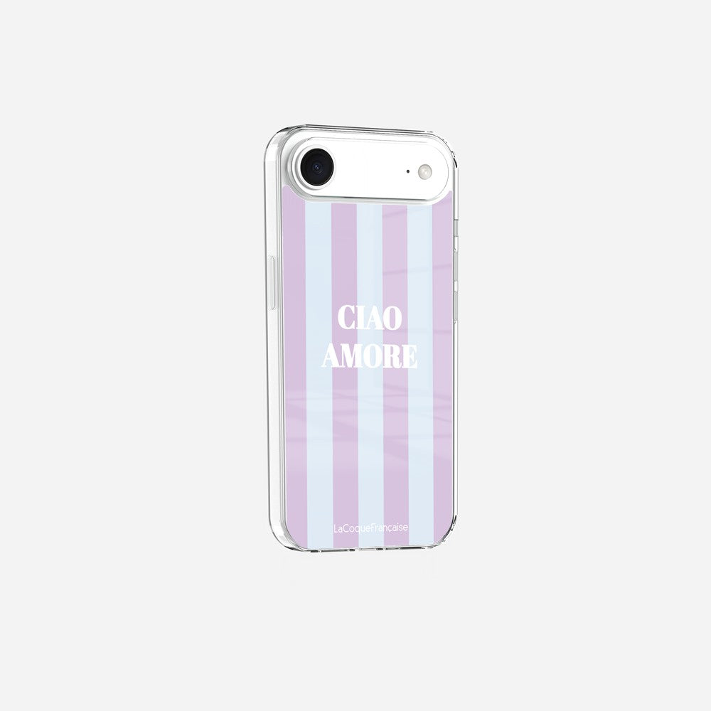 Coque Sans Anneaux Imprimee Ciao Amore Violet