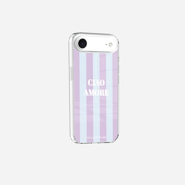 Coque Sans Anneaux Imprimee Ciao Amore Violet