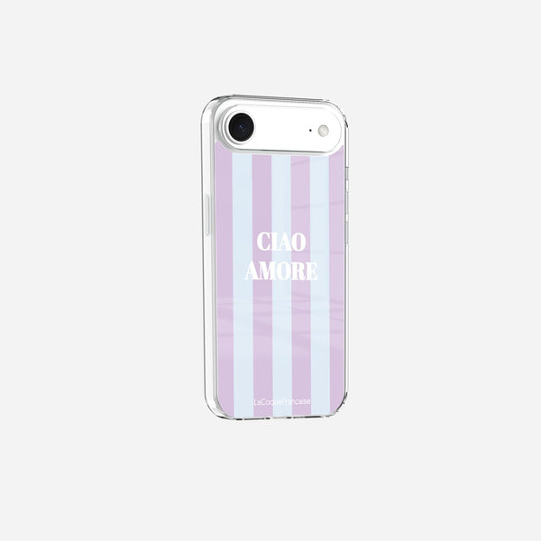 Coque Sans Anneaux Imprimee Ciao Amore Violet