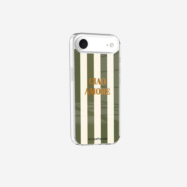 Coque Sans Anneaux Imprimee Ciao Amore Kaki