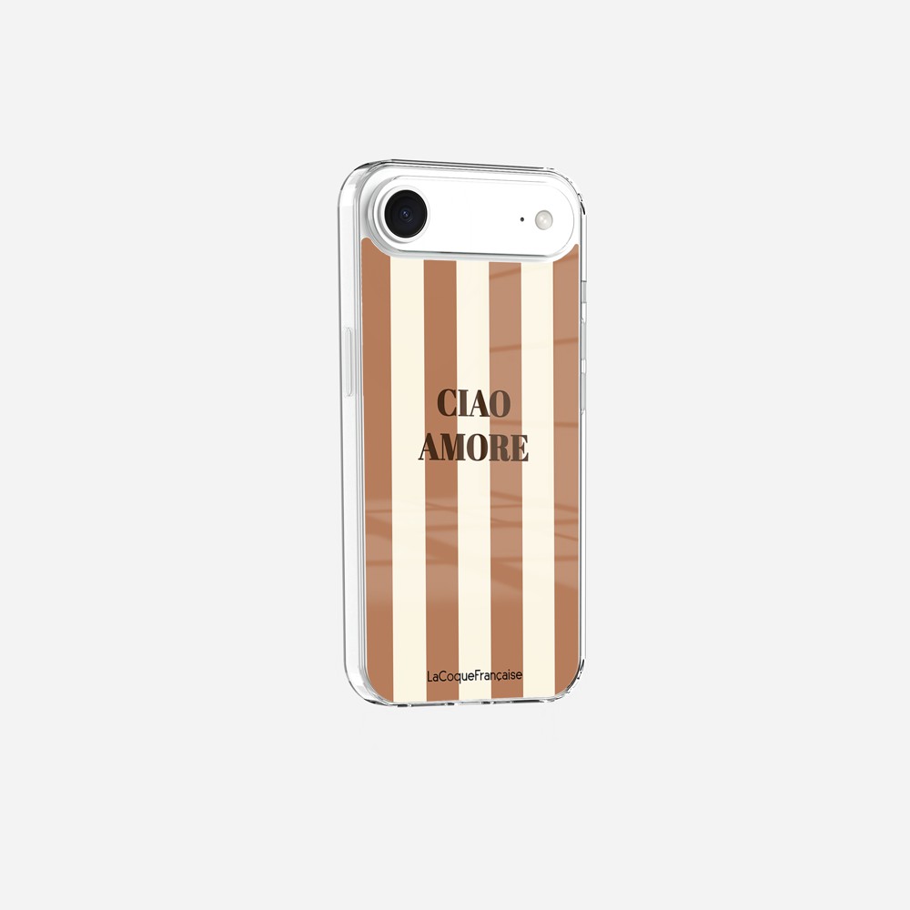 Coque Sans Anneaux Imprimee Ciao Amore Beige - 3