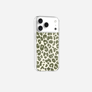 Coque Sans Anneaux Imprimee Leopard Kaki - 3