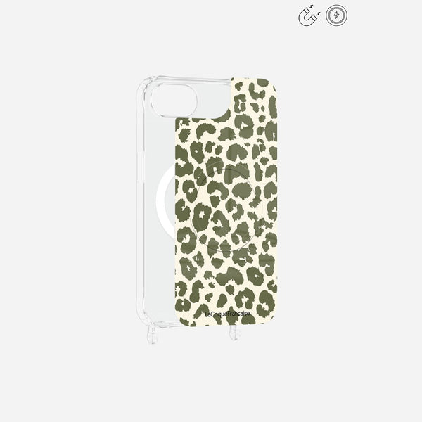 Khaki Leopard Print Magnetic Sign