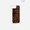 Plaque Magnetique Imprimee Leopard Terracotta Et Noir