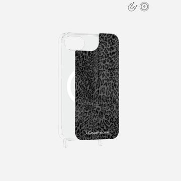 Plaque Magnetique Imprimee Leopard Gris