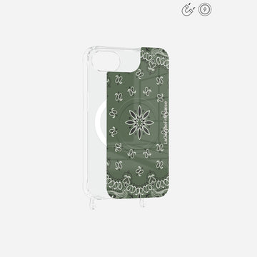 Plaque Magnetique Imprimee Bandana Kaki