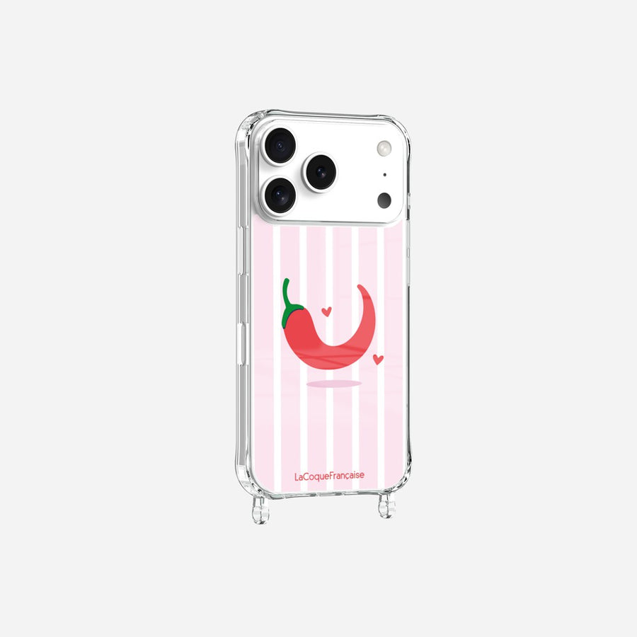 Coque Anneaux Imprimee Piment Rayure - 4