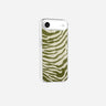 Coque Sans Anneaux Imprimee Zebre Vert
