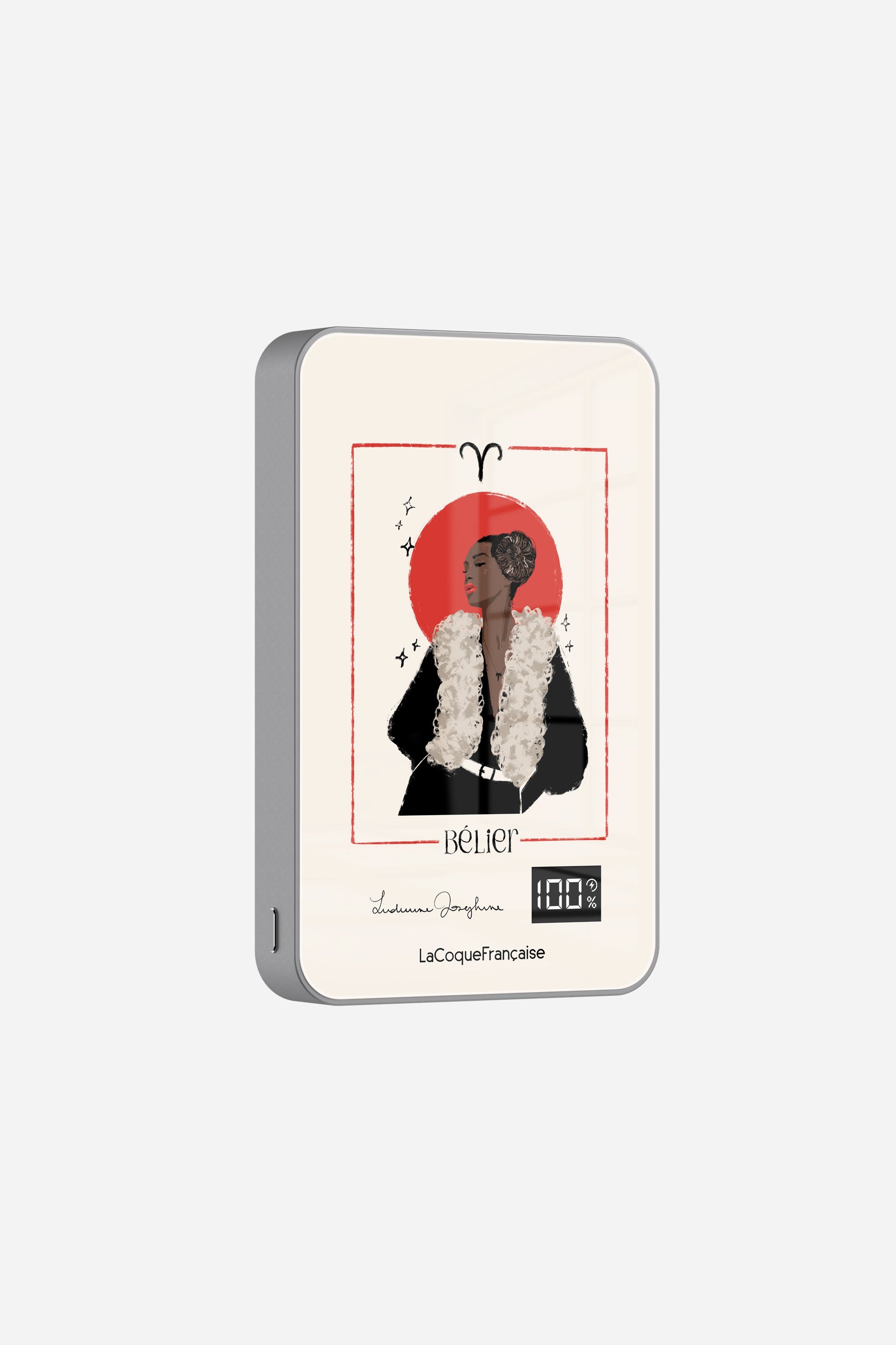 Batterie Magsafe LUDIVINE JOSEPHINE X LCF Belier Beige 10 000 Mah