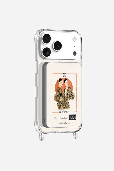 Batterie Magsafe LUDIVINE JOSEPHINE X LCF Gemeaux Beige 10 000 Mah