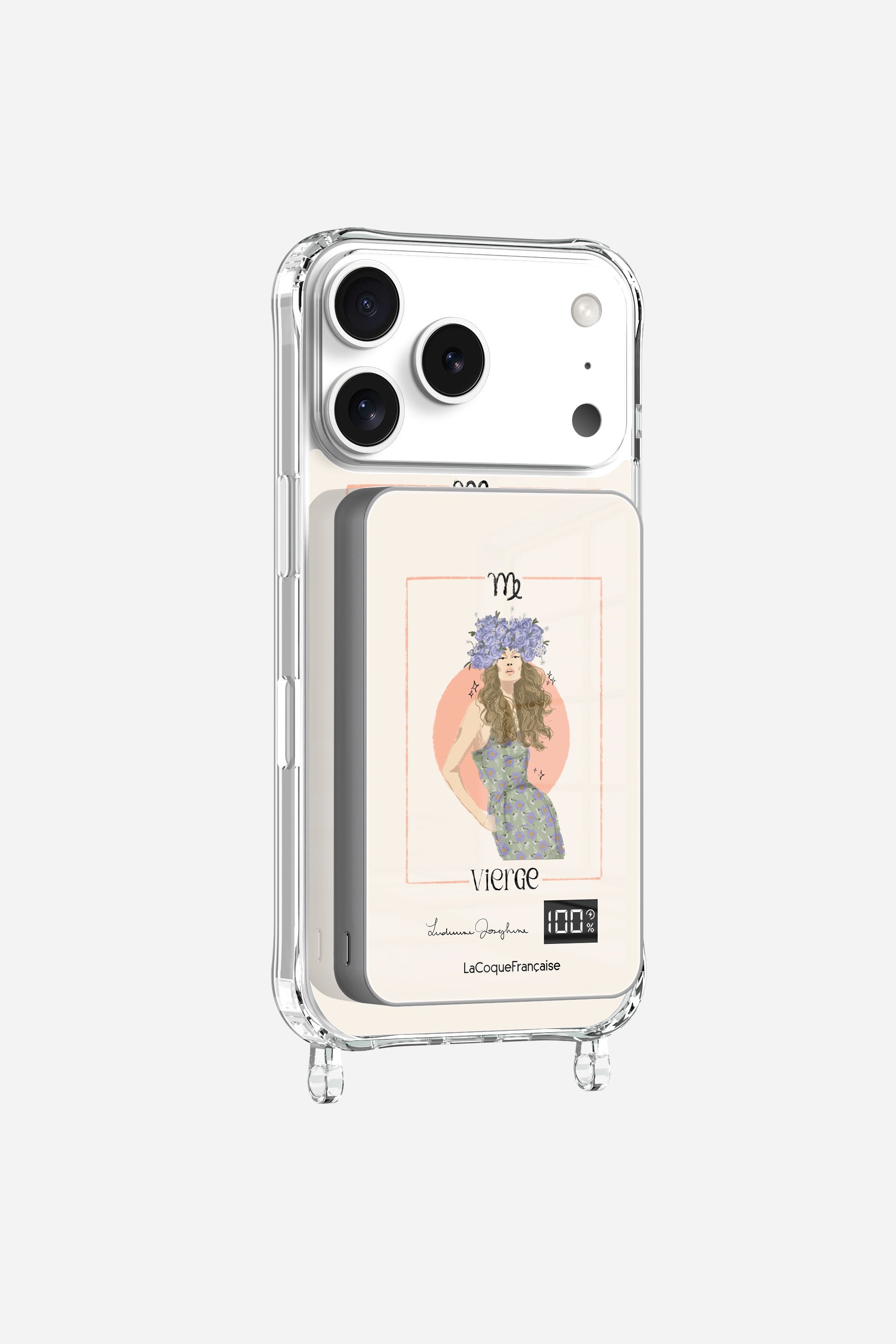 Batterie Magsafe LUDIVINE JOSEPHINE X LCF Vierge Beige 10 000 Mah