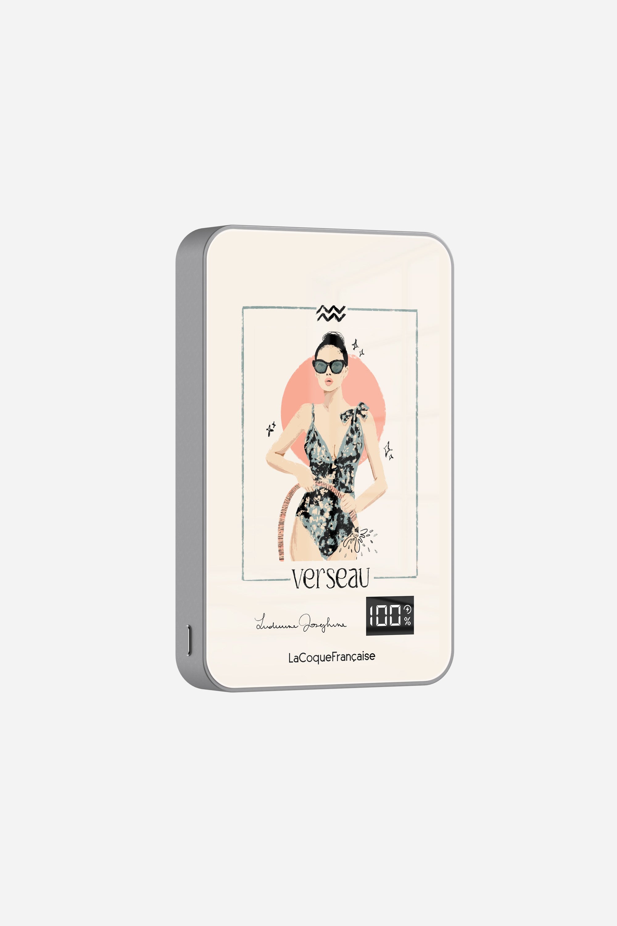 Batterie Magsafe LUDIVINE JOSEPHINE X LCF Verseau Beige 10 000 Mah