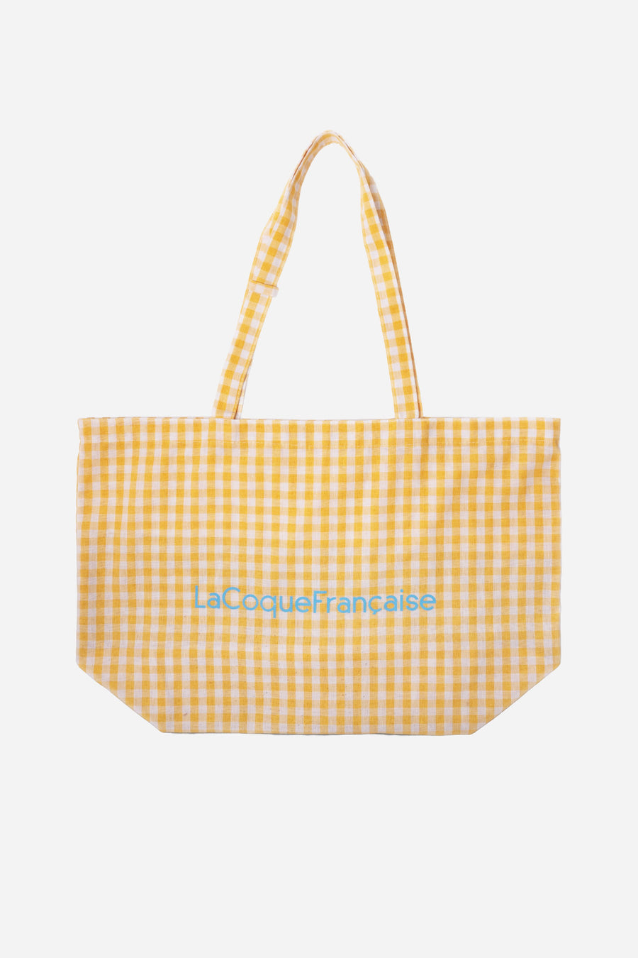 Tote Bag Vichy Jaune Jaune - 2