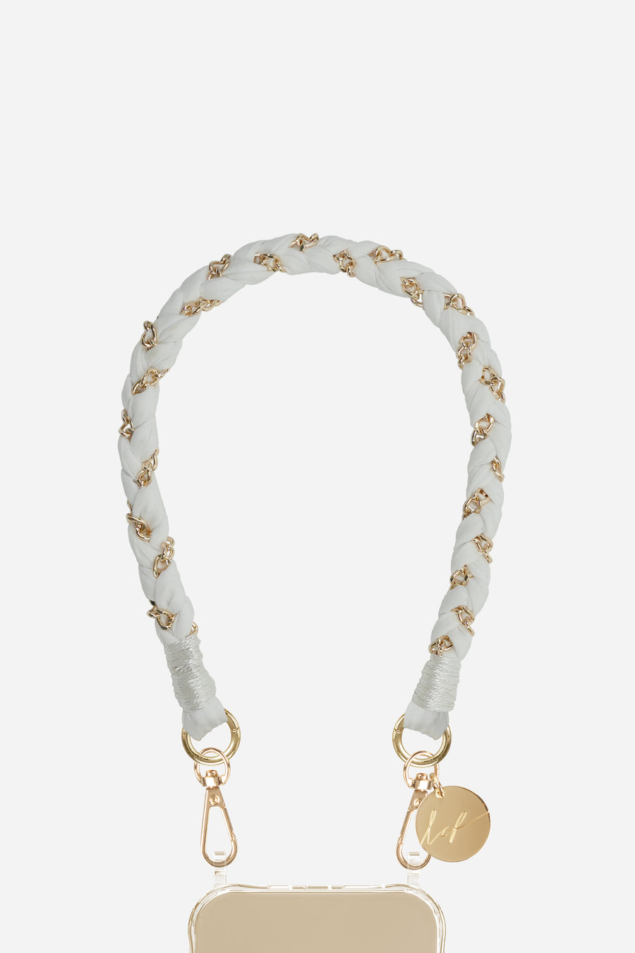 Chaine Courte Doha Blanc 40 cm - 2