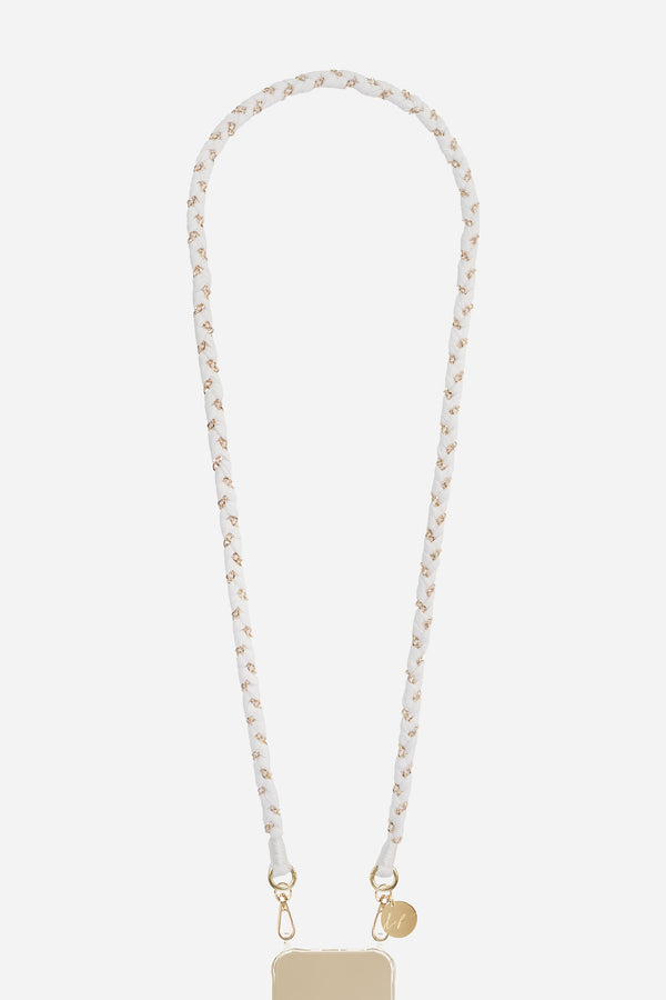 Chaine Longue Doha Blanc 120 cm