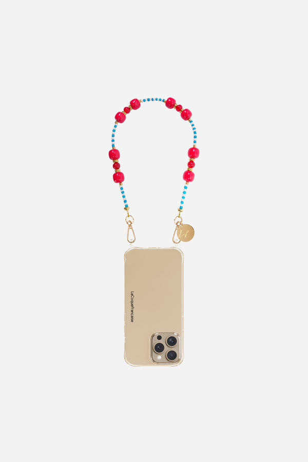 Chaine Courte Muxu Rouge 40 cm