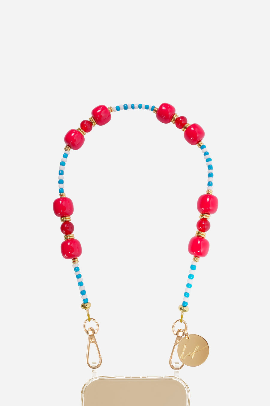 Chaine Courte Muxu Rouge 40 cm - 2