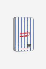 Batterie Magsafe Muxu Muxu Rayure Bleu Bleu 10 000 Mah