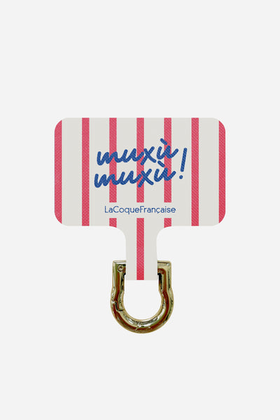 Adaptateur Personnalise Muxu Muxu Rayure Rouge