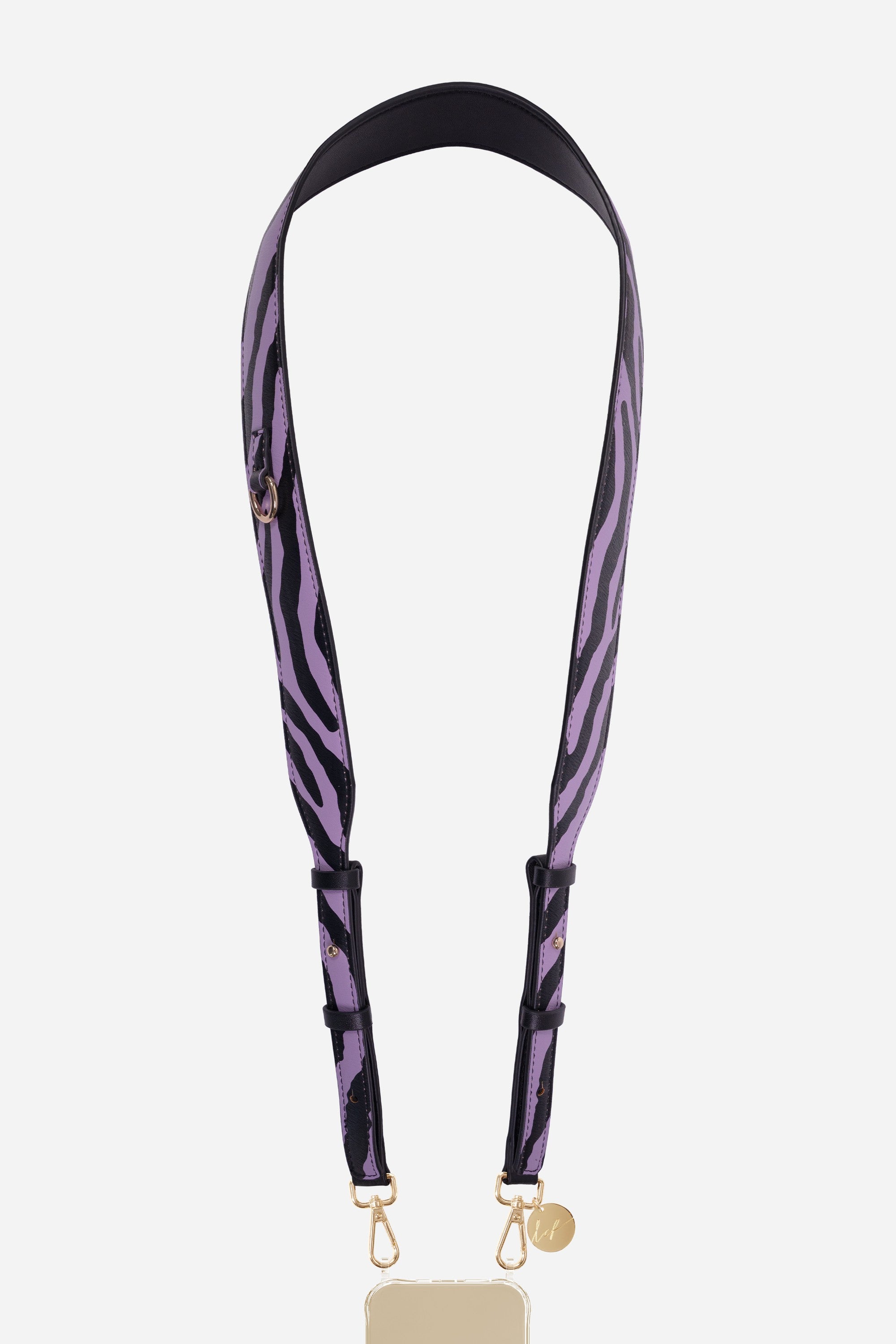 Chaine Longue Nora Violet 120 cm