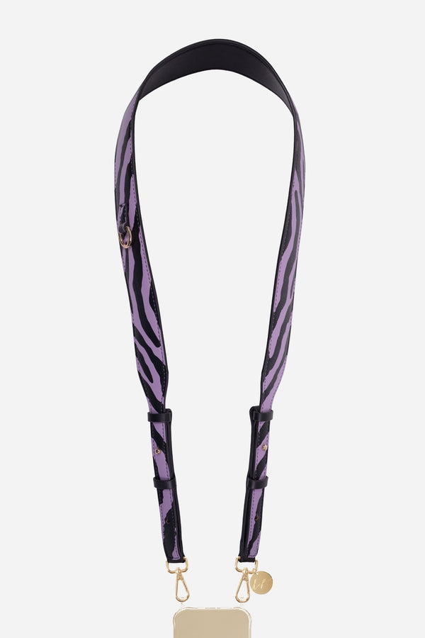 Chaine Longue Nora Violet 120 cm