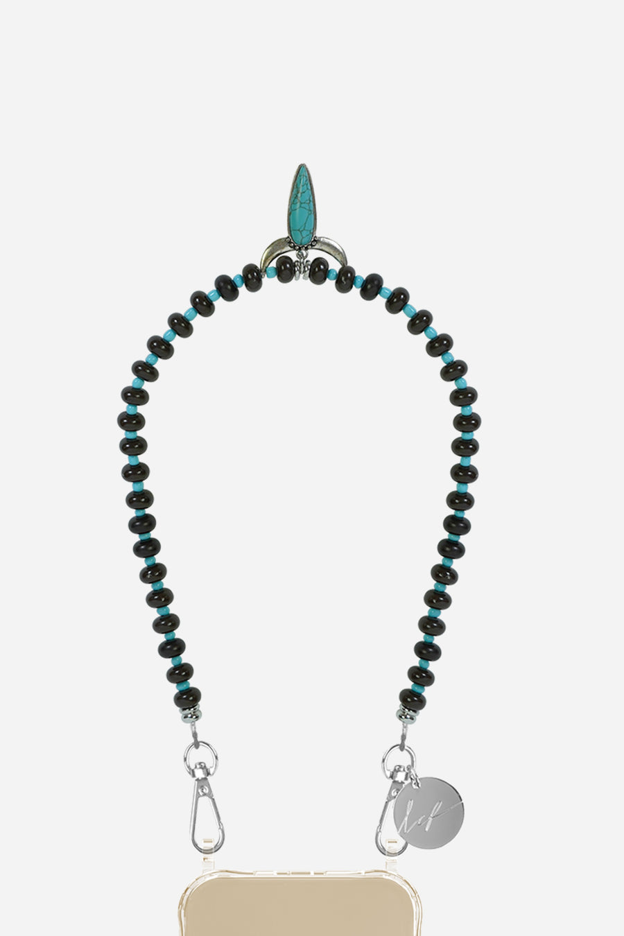 Chaine Courte Indy Noir 40 cm - 2