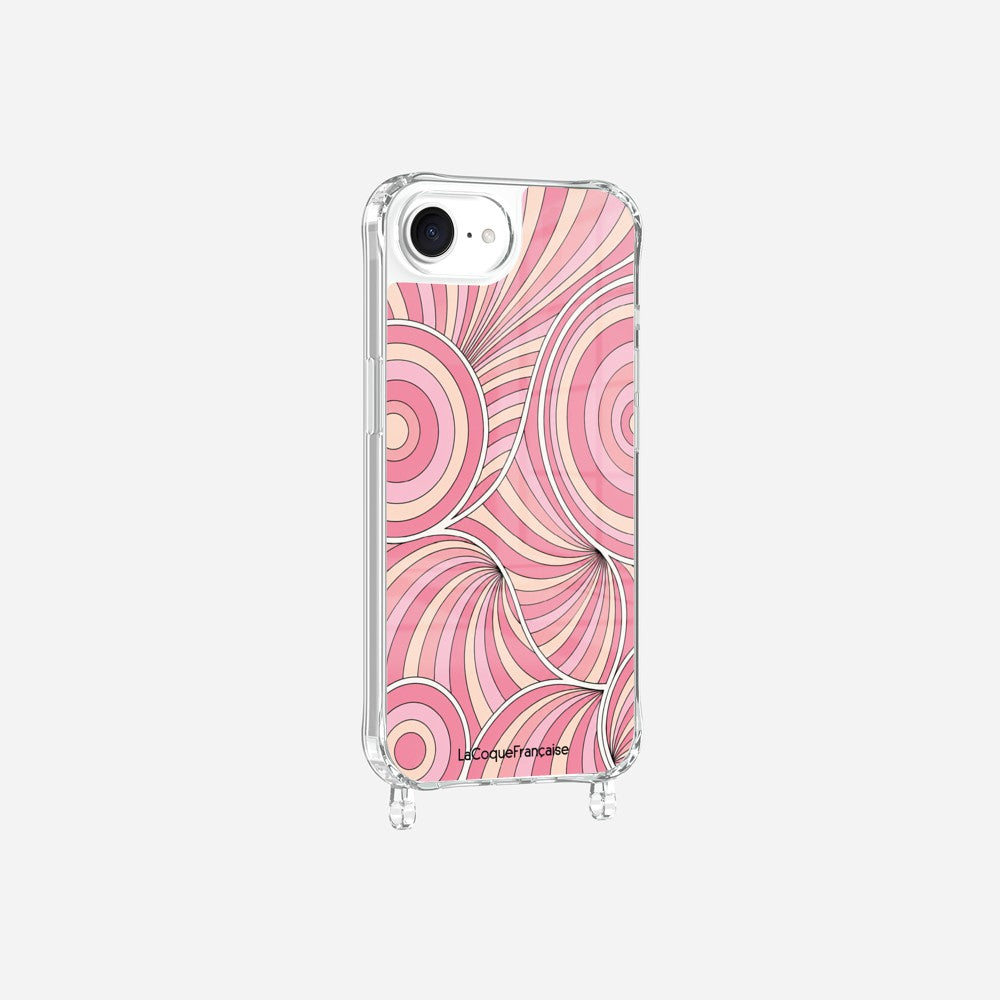 Coque Anneaux Imprimee Paradisio Rose