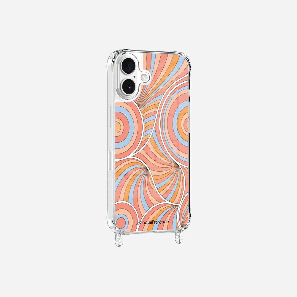 Coque Anneaux Imprimee Paradisio Corail
