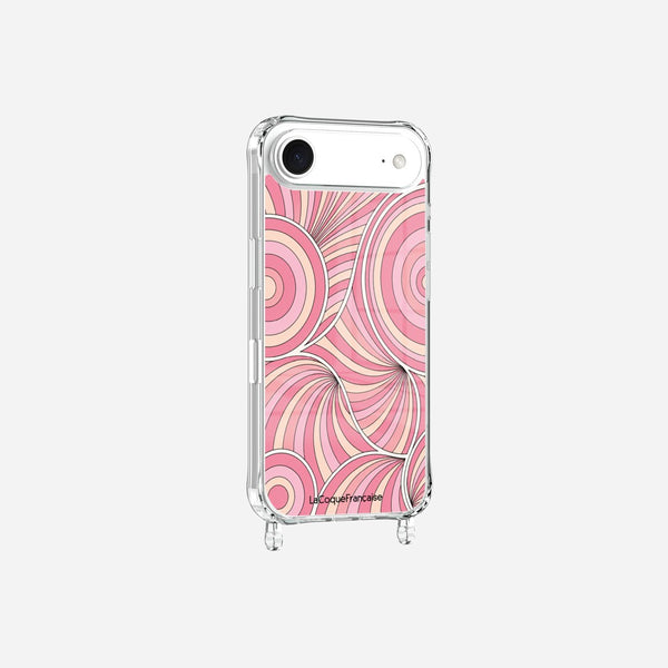 Coque Anneaux Imprimee Paradisio Rose