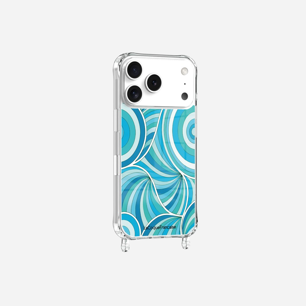 Coque Anneaux Imprimee Paradisio Turquoise - 3