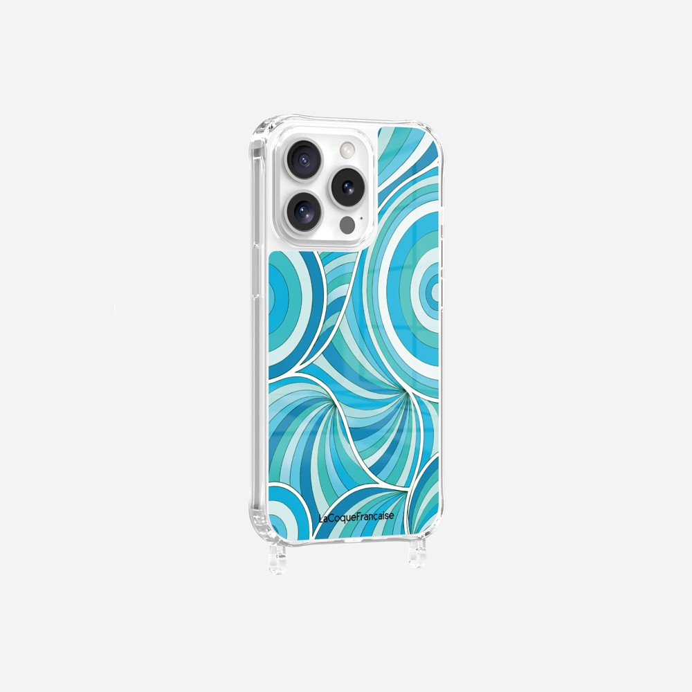Coque Anneaux Imprimee Paradisio Rose