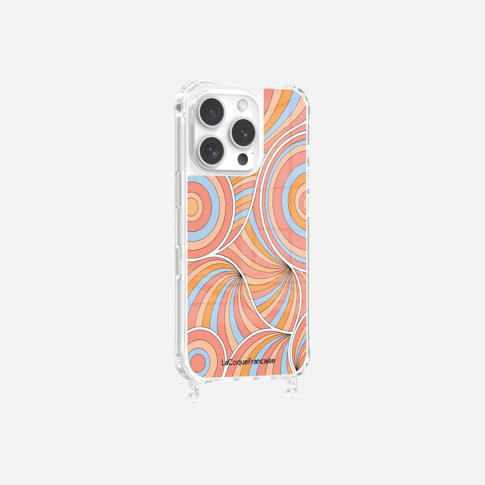 Coque Anneaux Imprimee Paradisio Corail