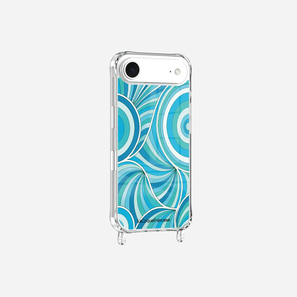 Coque Anneaux Imprimee Paradisio Turquoise