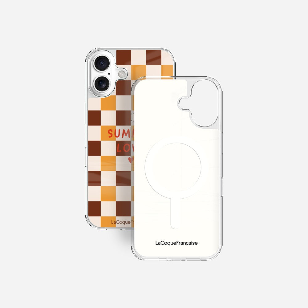 Coque Sans Anneaux Imprimee Summer Love Brun