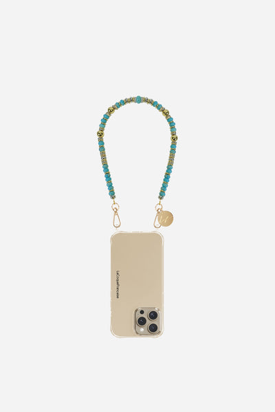 Chaine Courte Anjali Turquoise 40 cm