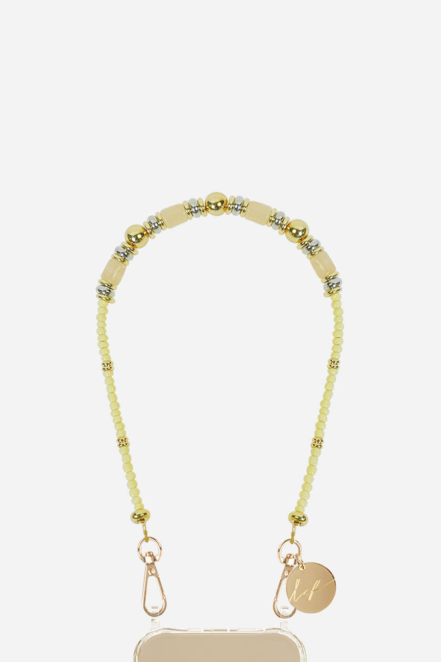 Chaine Courte Avni Jaune 40 cm - 2