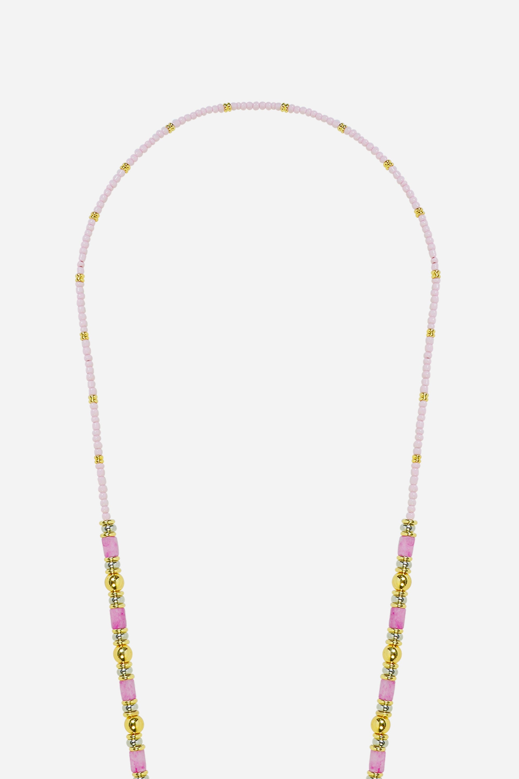 Chaine Longue Avni Rose 120 cm
