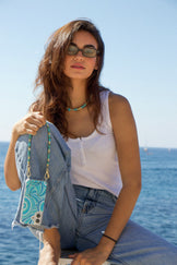 Chaine Courte Anjali Turquoise 40 cm - 3