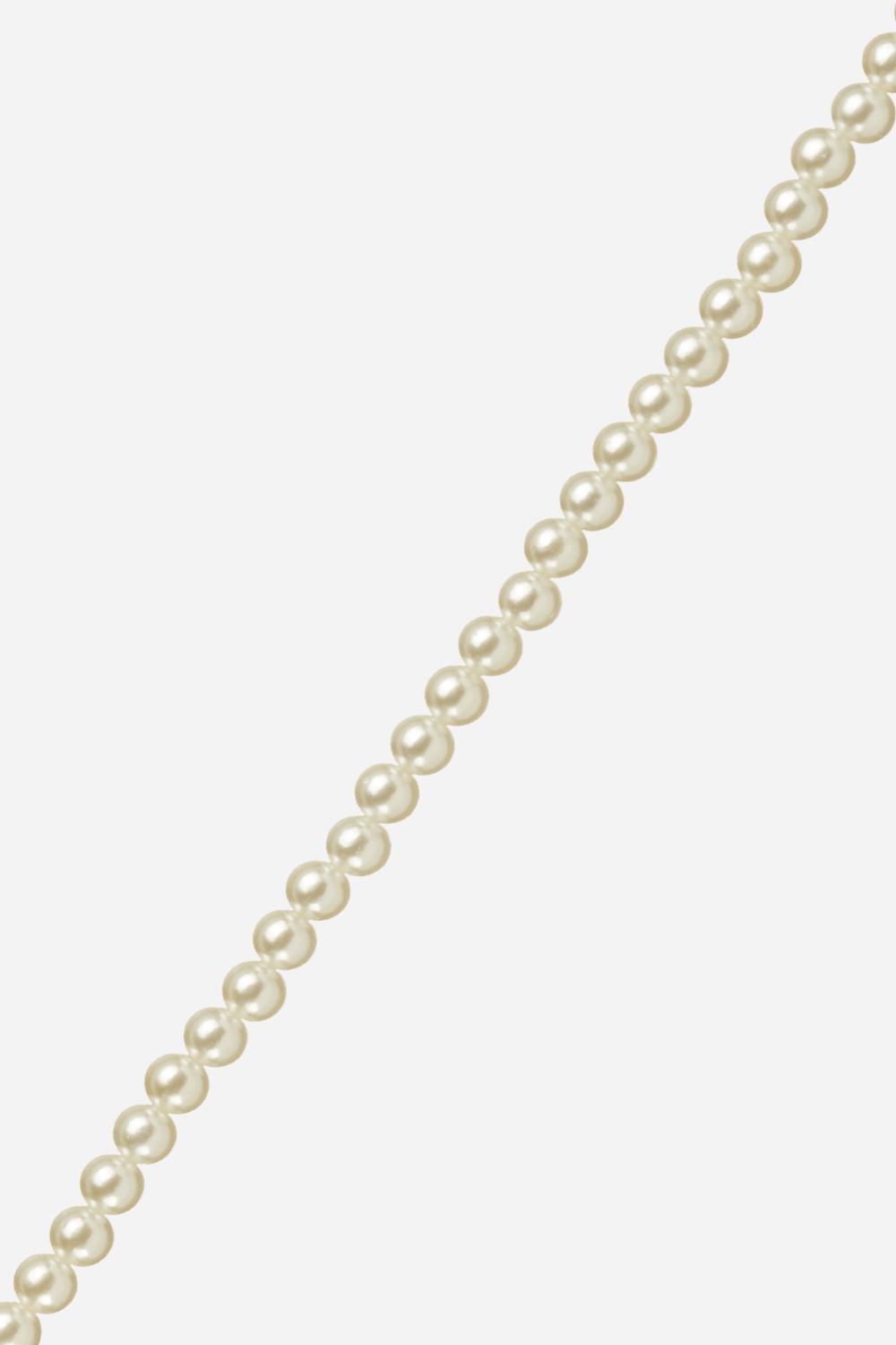 Chaine Longue Agathe Blanc 120 cm
