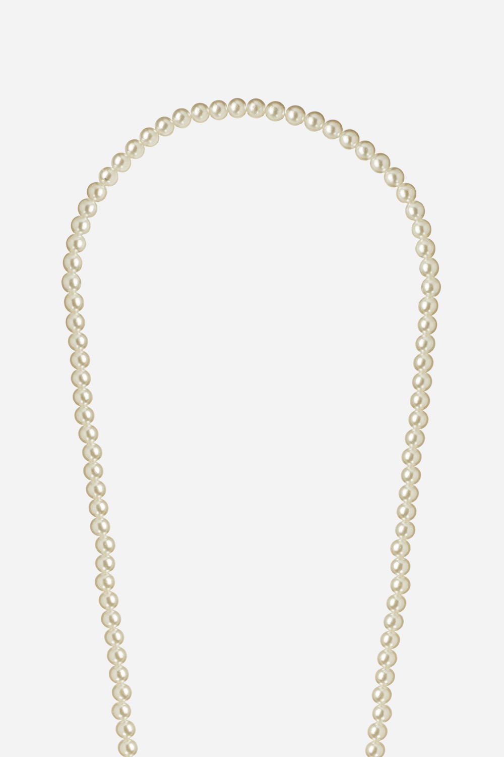 Chaine Longue Agathe Blanc 120 cm