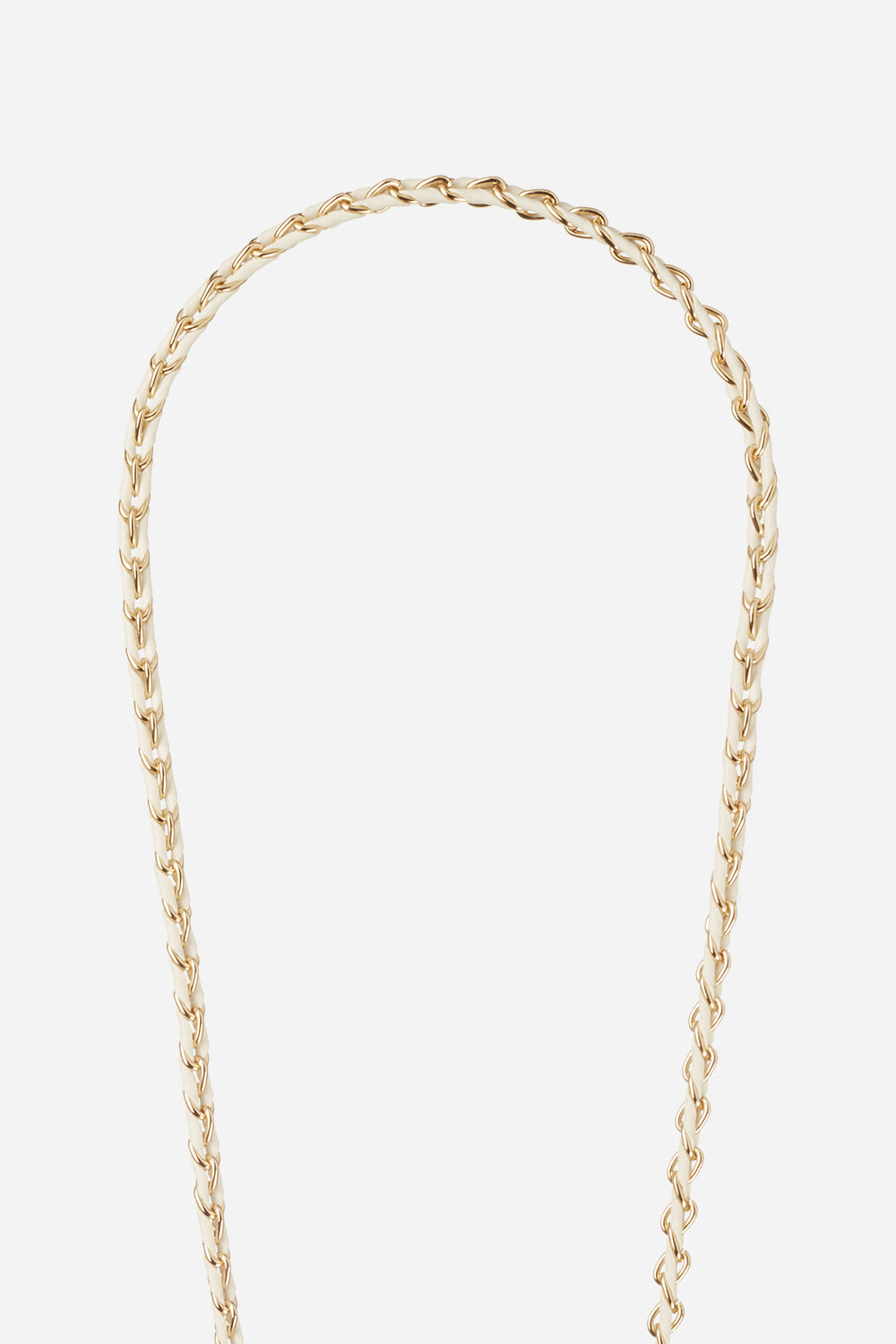 Chaine Longue Lou Blanc 120 cm - 6